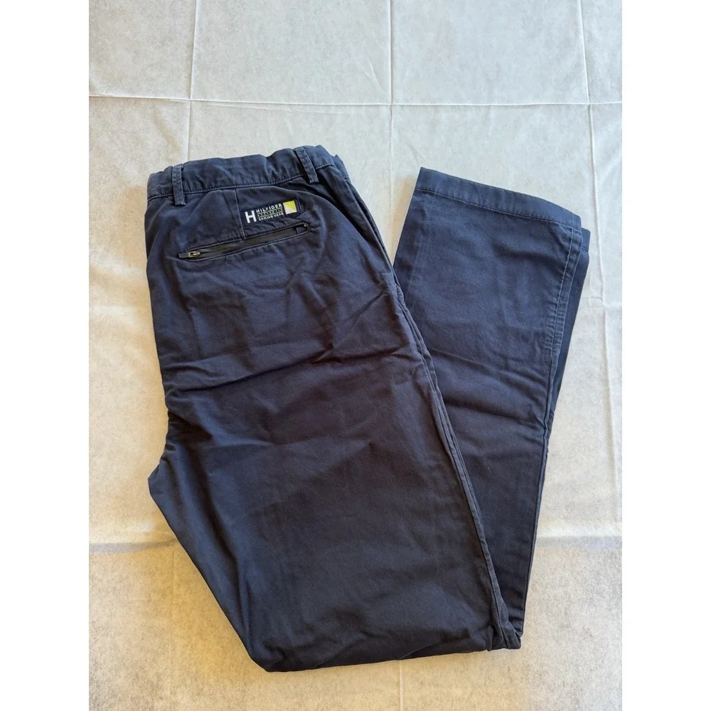 Vintage Tommy Hilfiger Sailing Gear Navy 34/34 - Picture 1 of 5